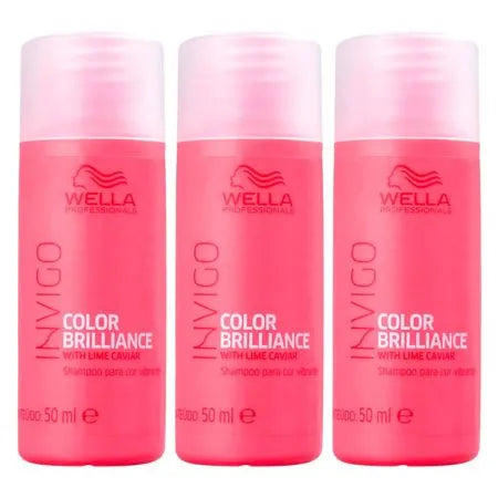 Kit Mini Wella Invigo Color Brilliance – 3 Unidades